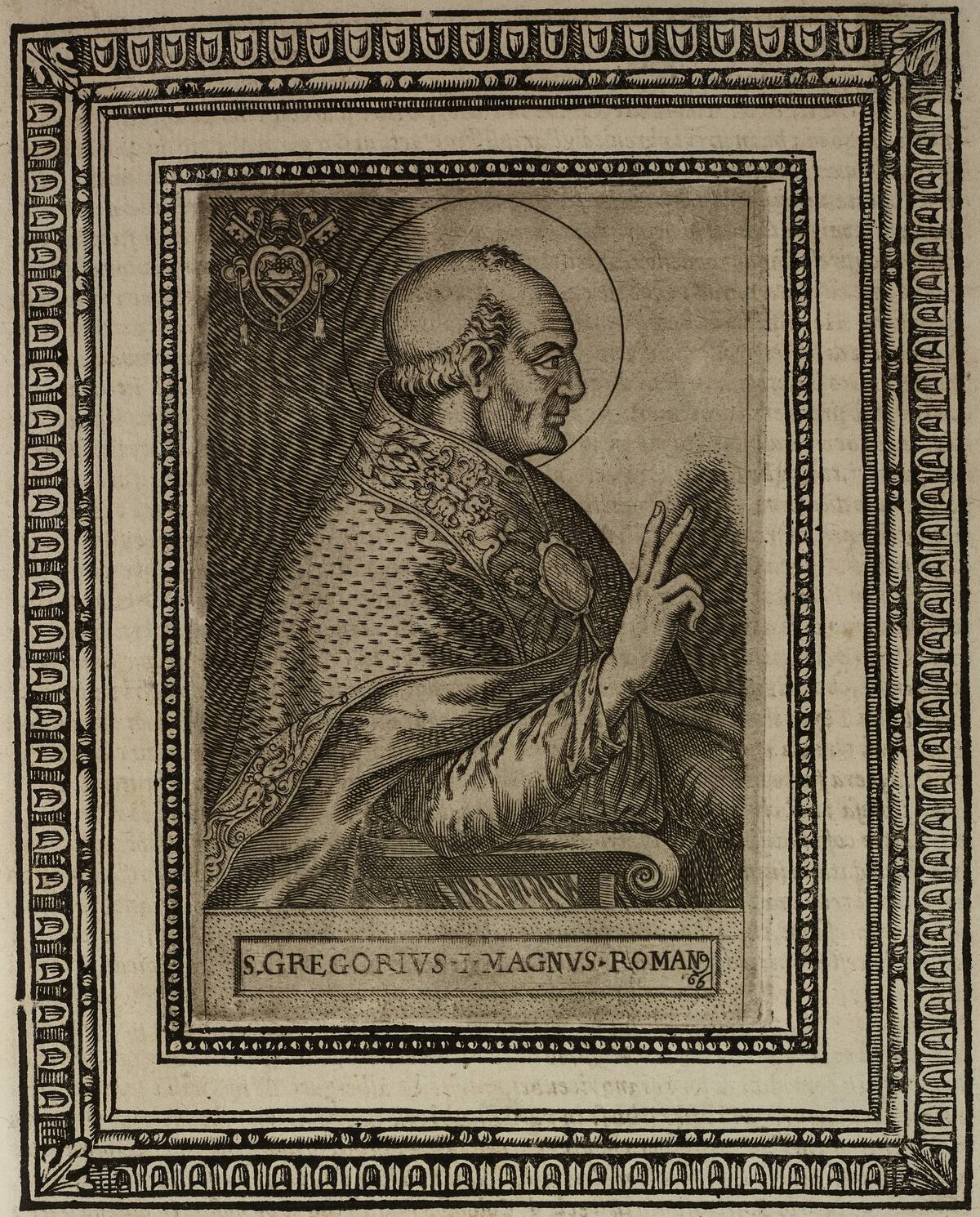 Portrait of Pope Gregory I