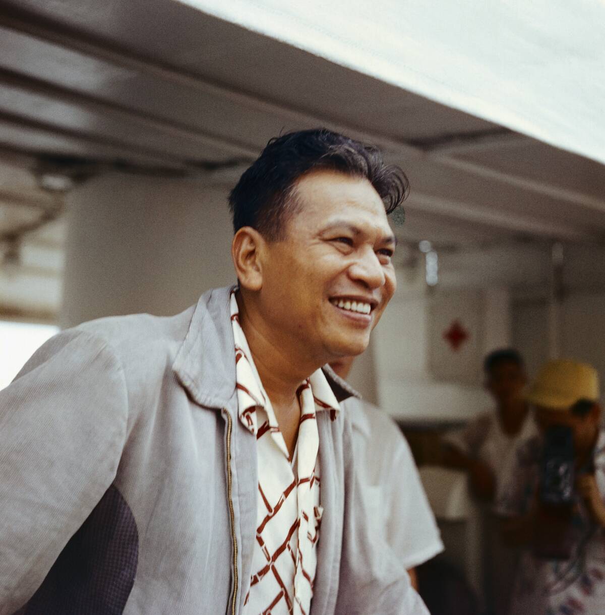 Portrait of Ramon Magsaysay President of Philippines