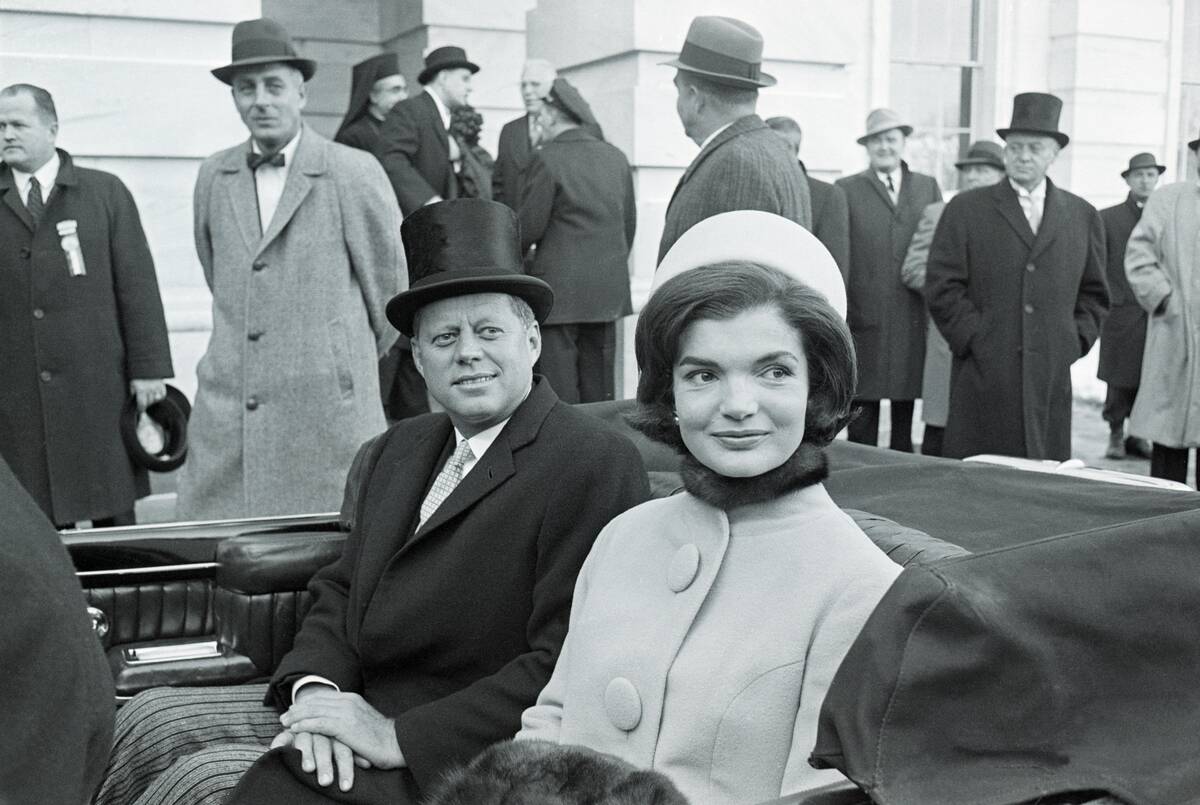 President Kennedy and Wife in Convertible
