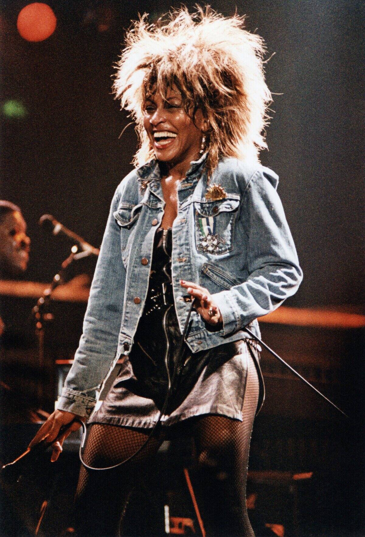 Tina Turner Performs At Wembley Arena In 1985
