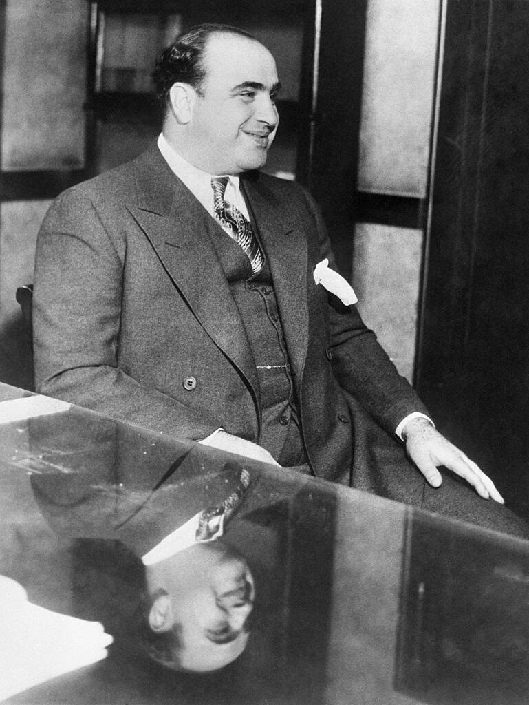 Al Capone after his arrest