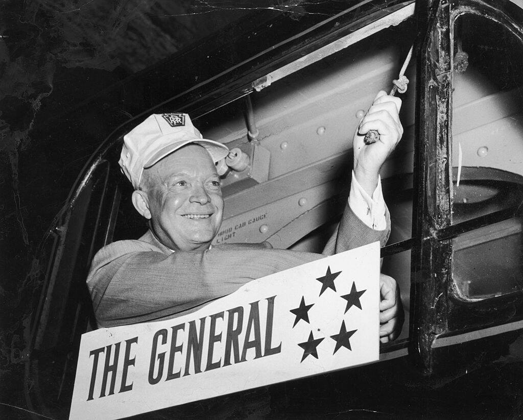 American General and President of Columbia University, Dwight D. Eisenhower