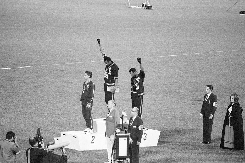 Black power salute 1968 Olympics