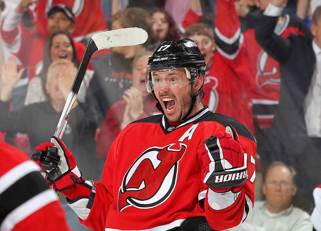 Ilya Kovalchuk #17 of the New Jersey Devils