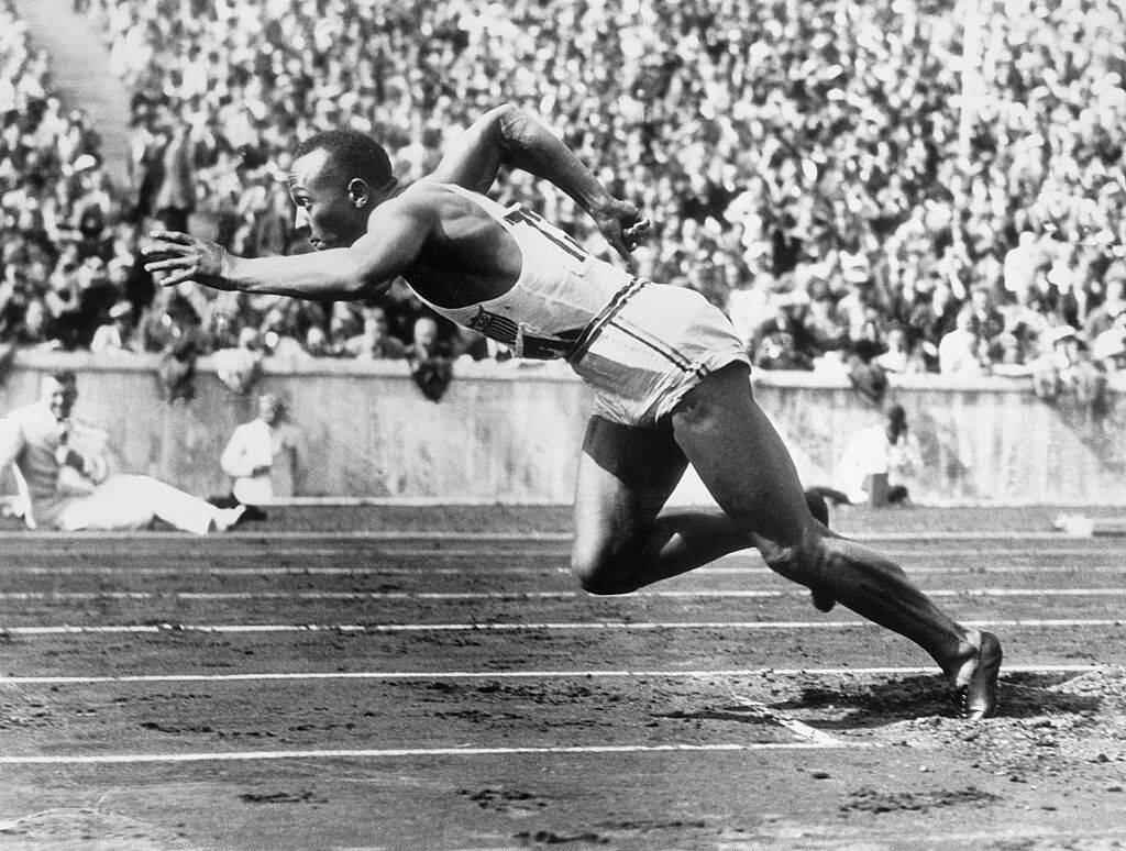 Jesse Owens in Berlin Olympics