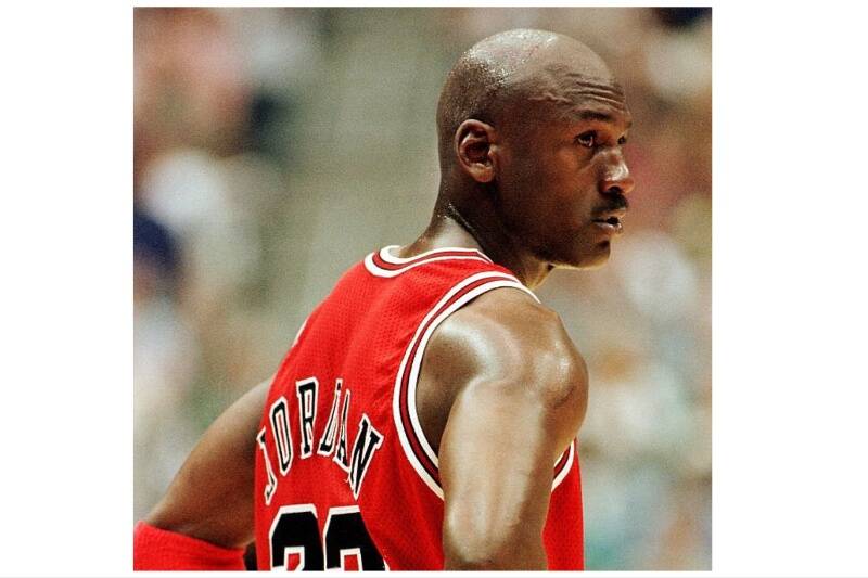 Michael Jordan in 1997 Flu game