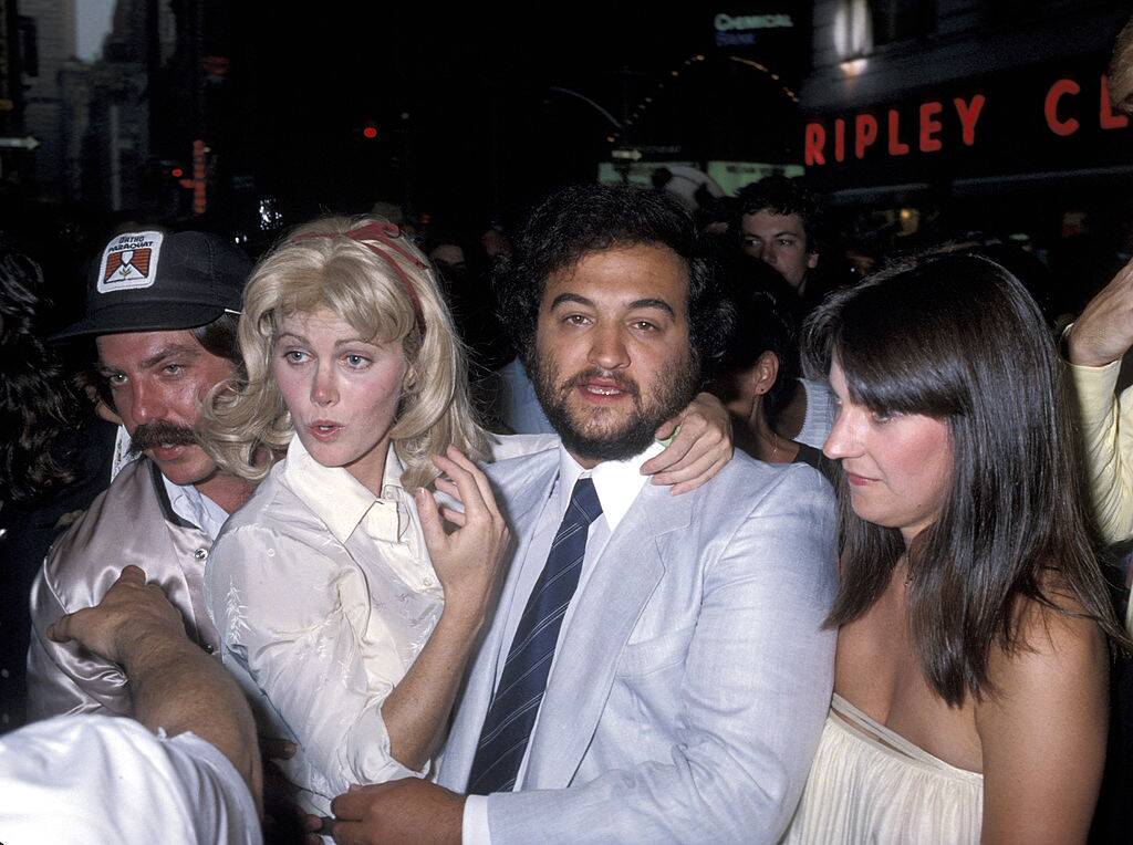 Mary Louise Weller, John Belushi, and wife Judy Jacklin