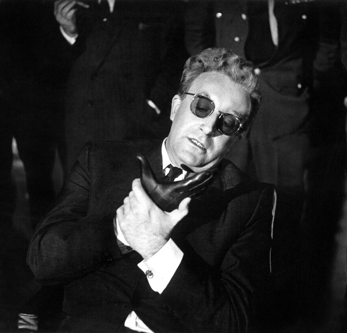 Peter Sellers in dr. strangelove