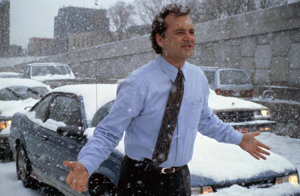 bill murray in groundhog day