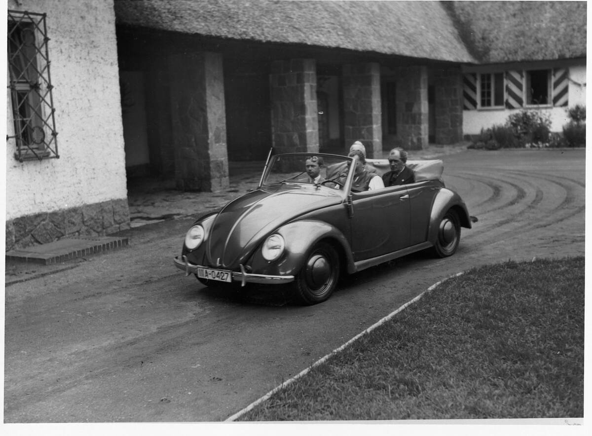 Goering Driving a Volkswagen