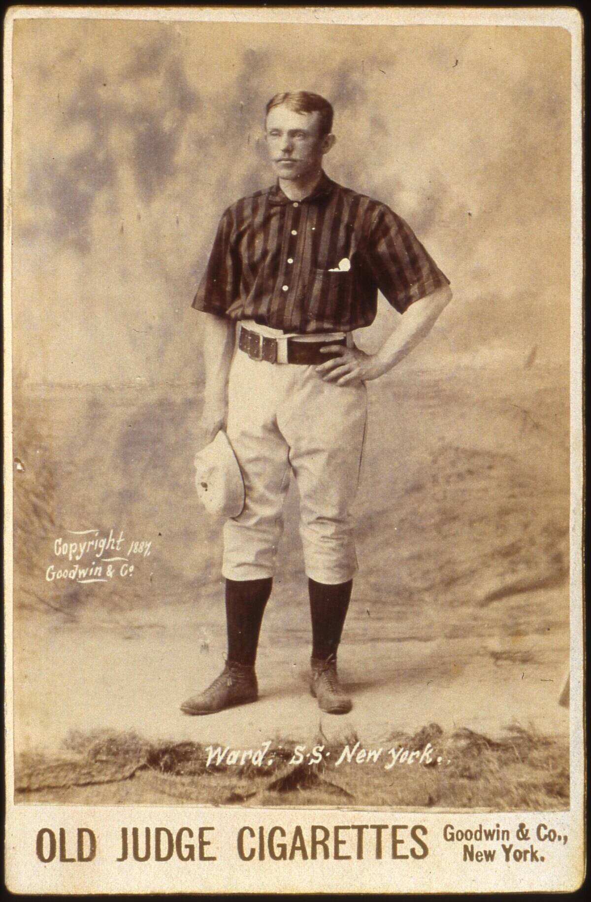 John Montgomery Ward Old Judge Cabinet Card 1887