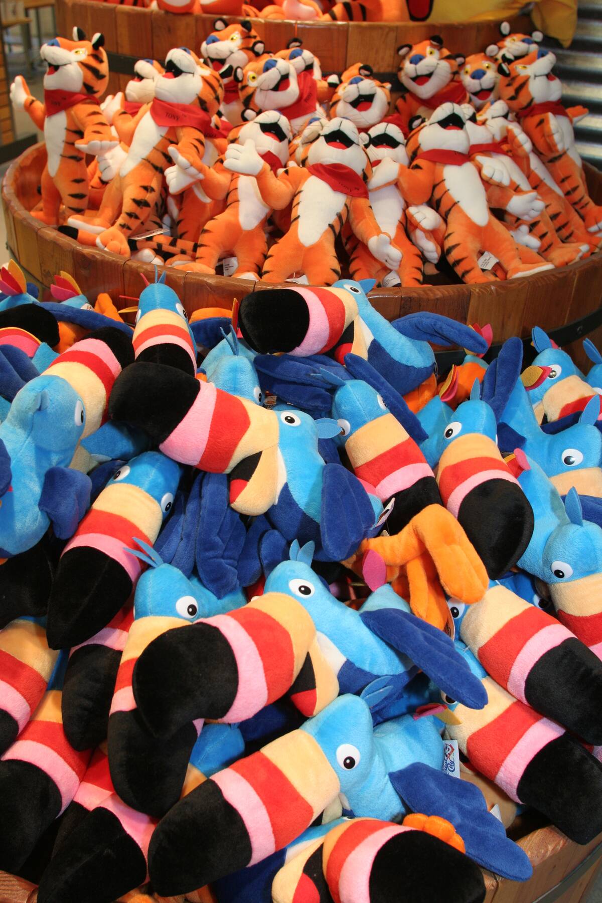 Kellogg's Cereal City teddy bears.