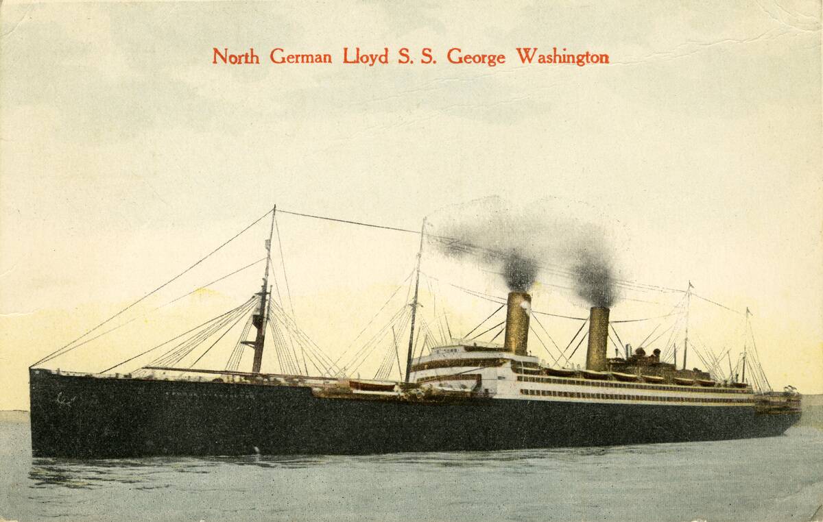 Ship Boat S.S. George Washington