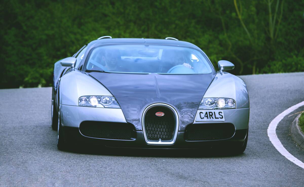 The Bugatti Veyron...