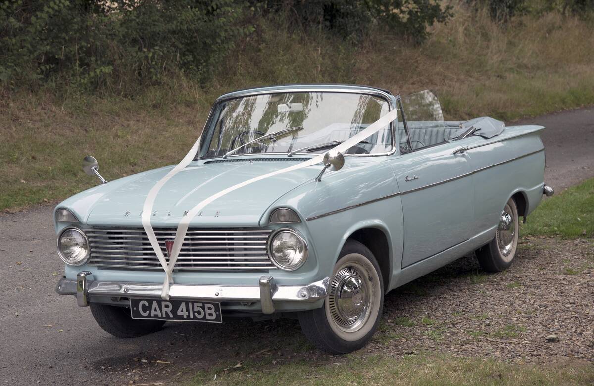 1962 Hillman Super Minx Used As Wedding Car. Creator: Unknown.
