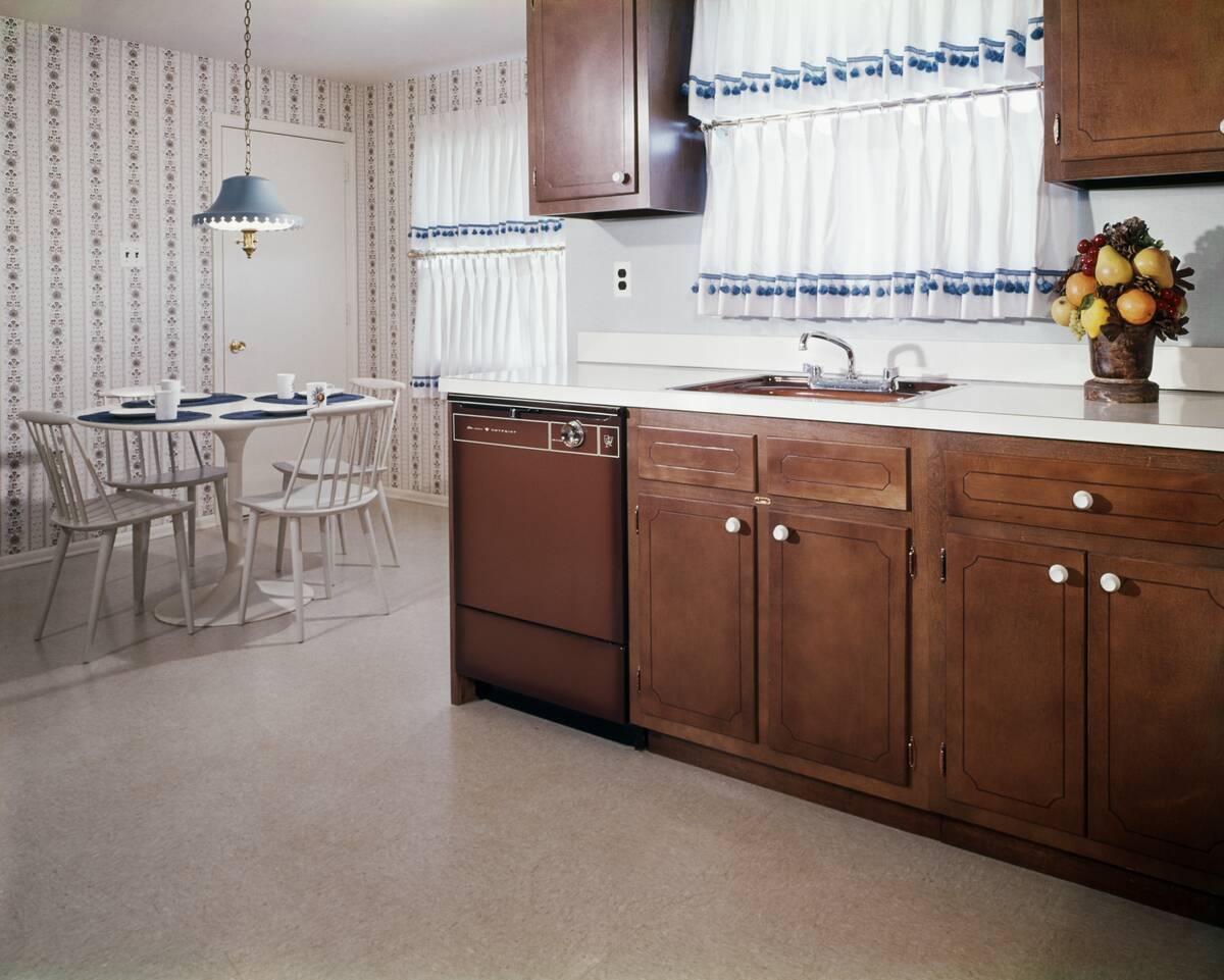 1970s KITCHEN AND DINING...