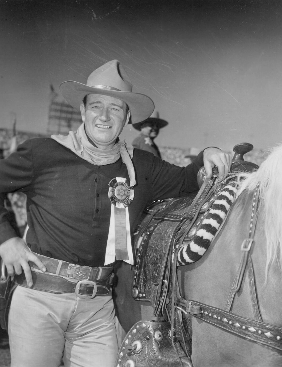 Actor John Wayne, Wearing