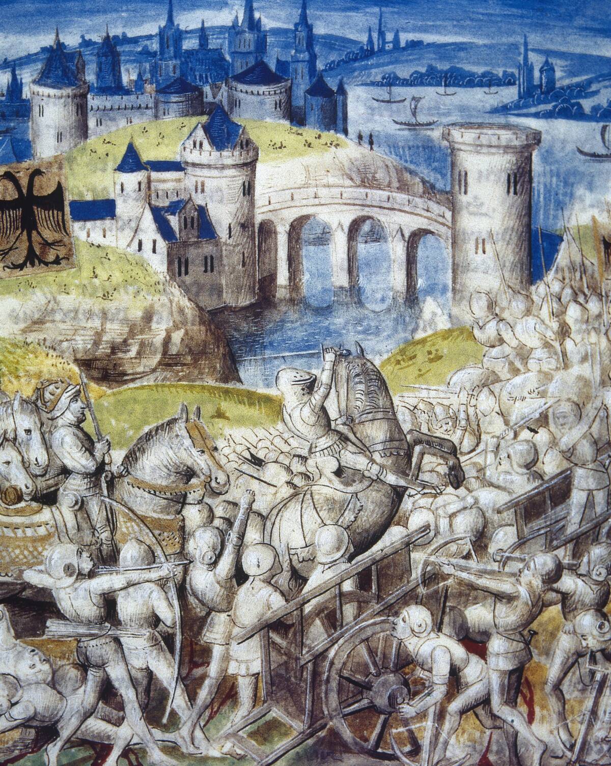 Battle of Pharsalus. 'Faits des Romains'.