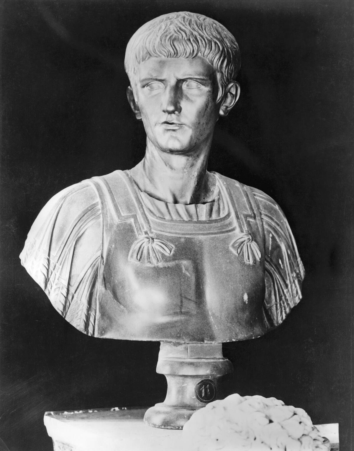 Bust of [redacted] in Military Attire