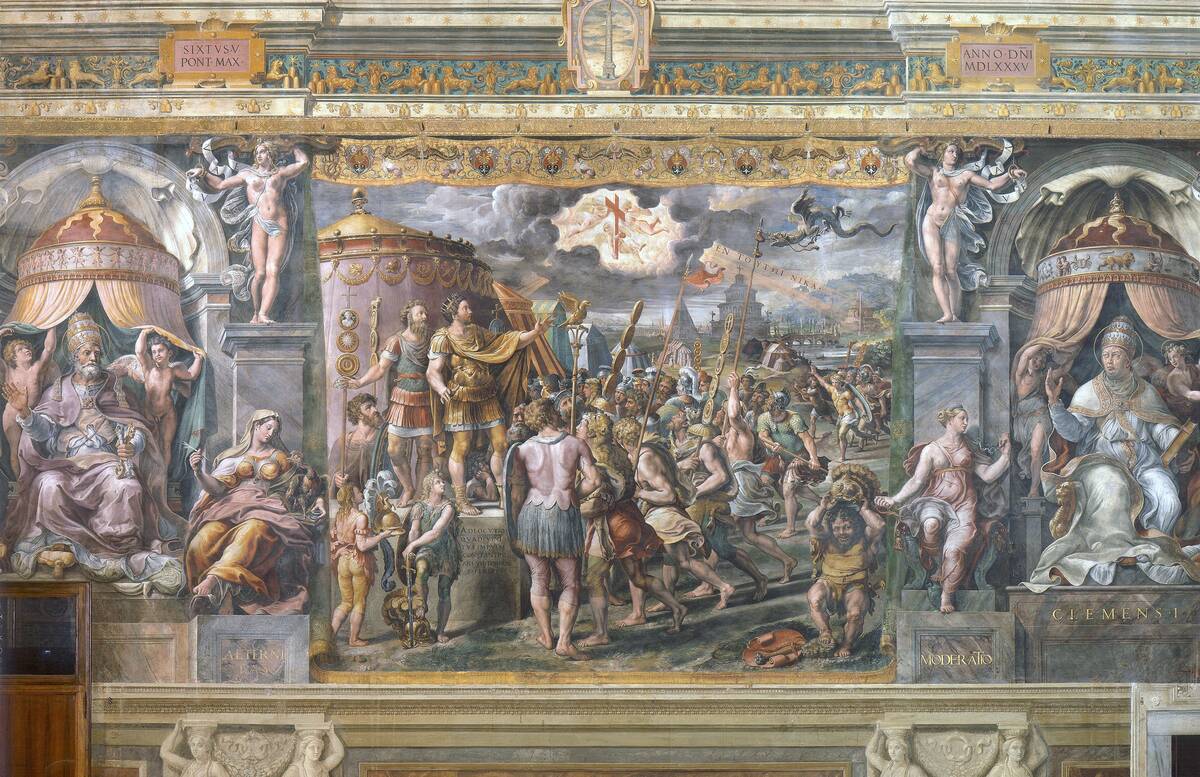 Constantine's Vision of the Cross by Raphael