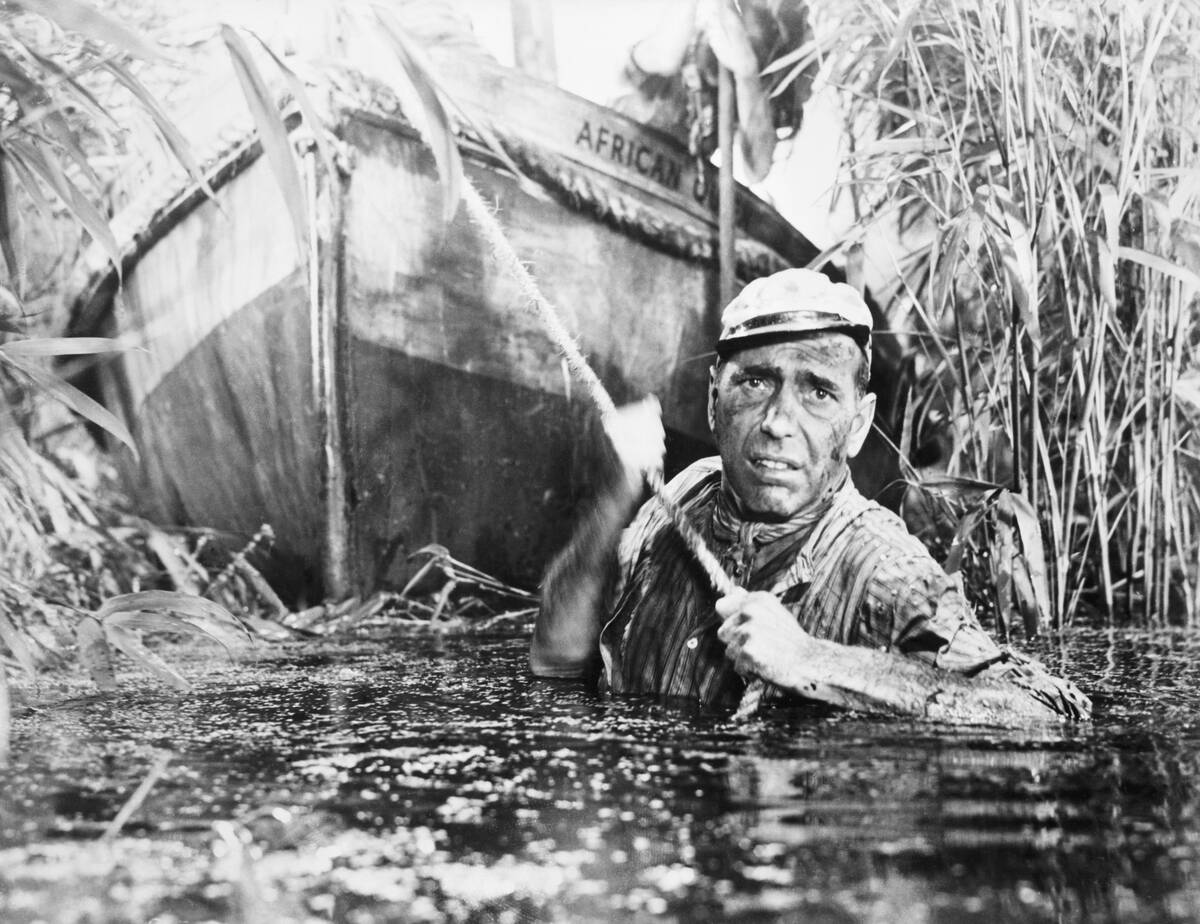 Humphrey Bogart in The African Queen