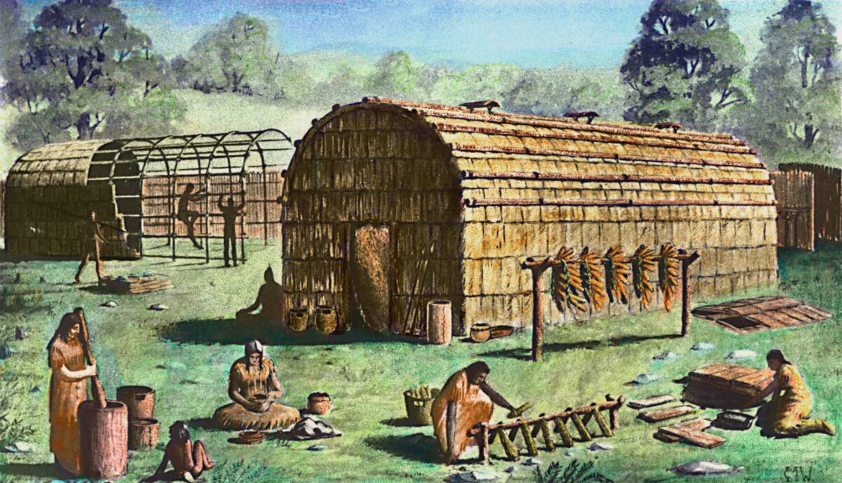 Indian Longhouses