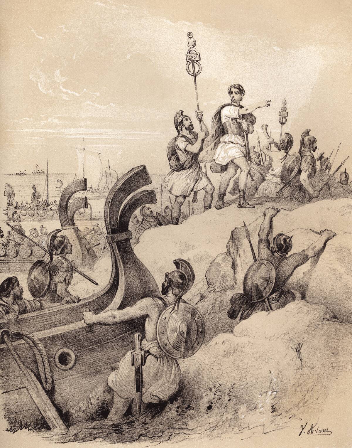 Julius Caesar Landing In Brittany