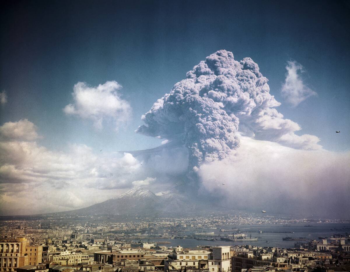 Mount [redacted] Erupting