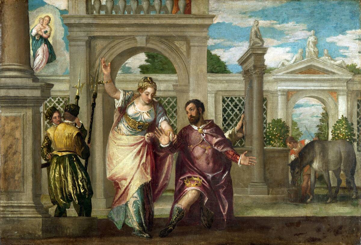 The Apparition Of The Tiburtine Sibyl To Caesar Augustus