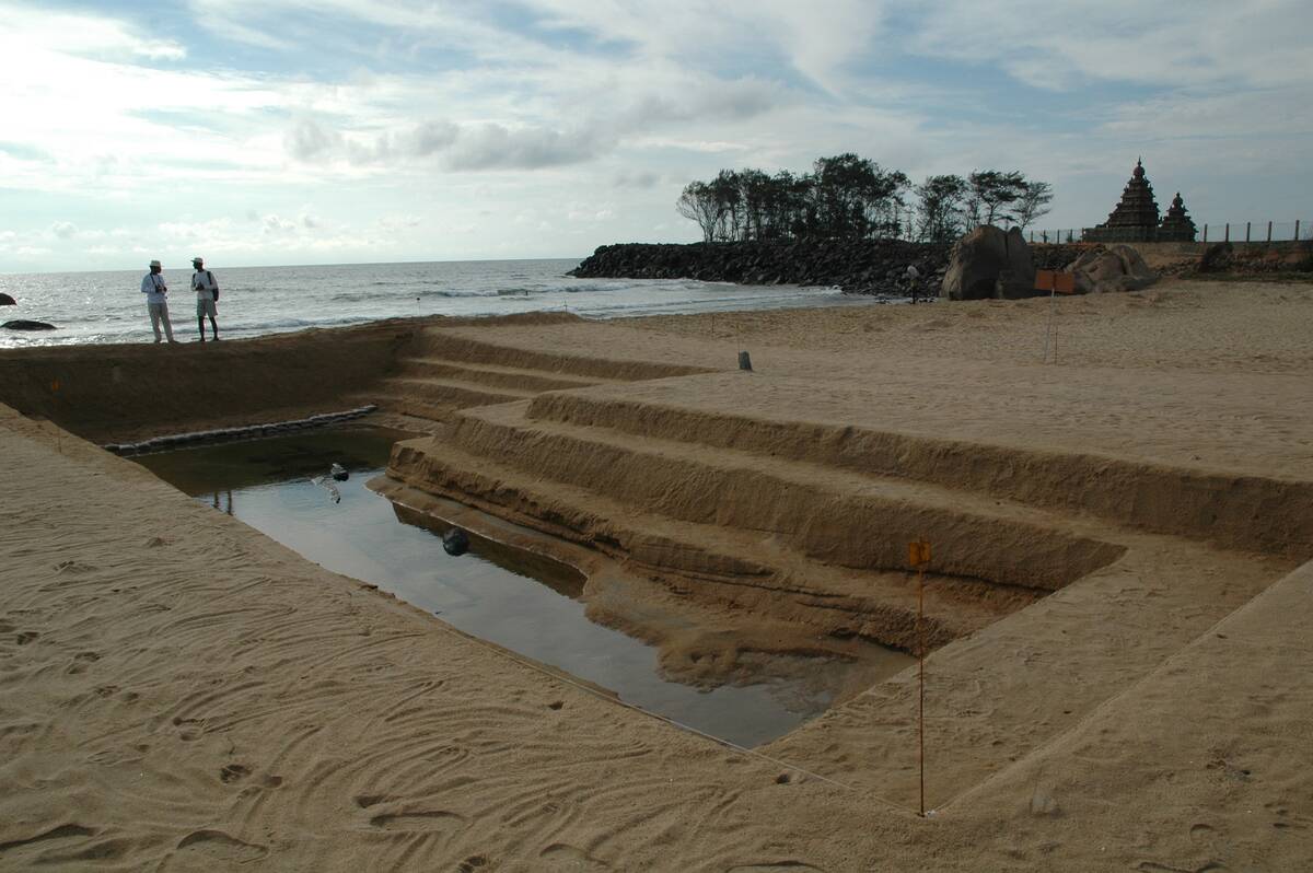 Tsunami Unearths Unknown Temple