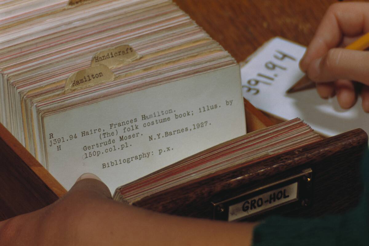 Using Library Card Catalog