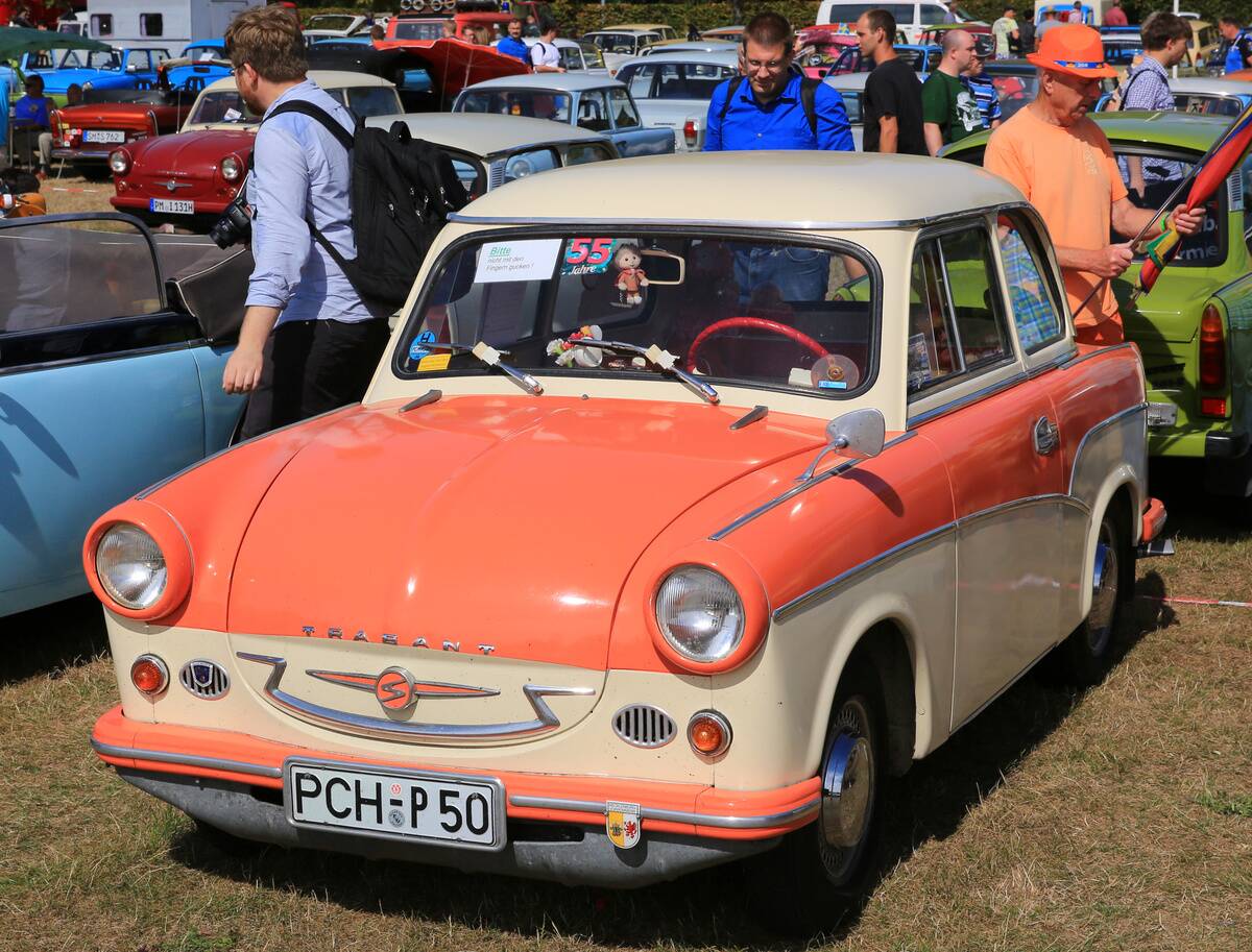 GDR cars at the Ost mobil Meeting Magdeburg