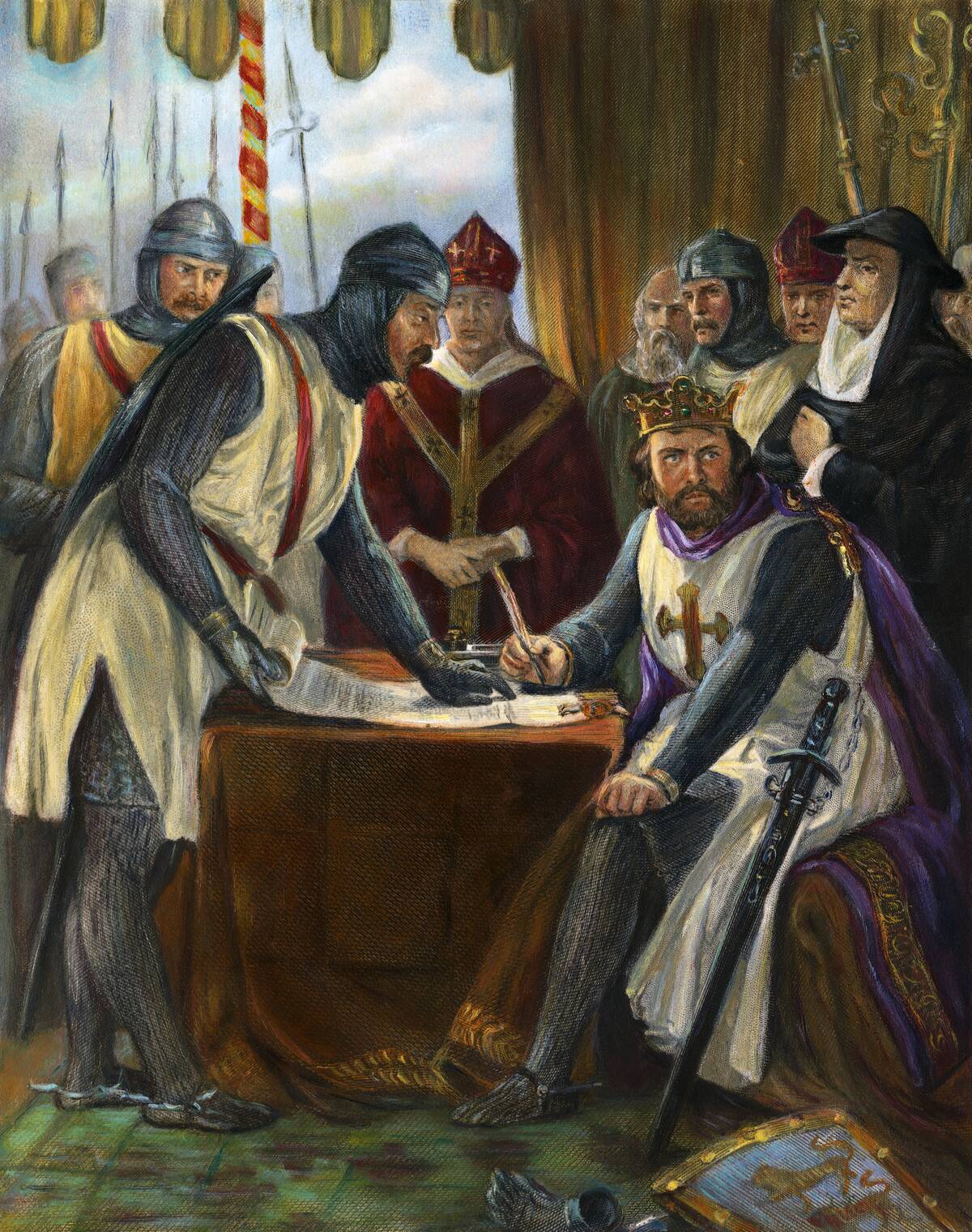 King John Signing Magna Carta