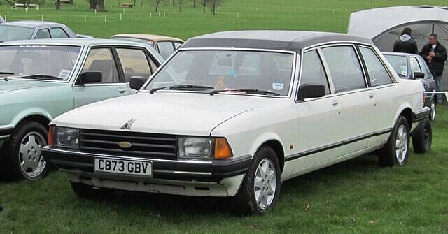 Ford_Granada_based_Coleman-Milne_limo_conversion_registered_Sep_1985_2792cc