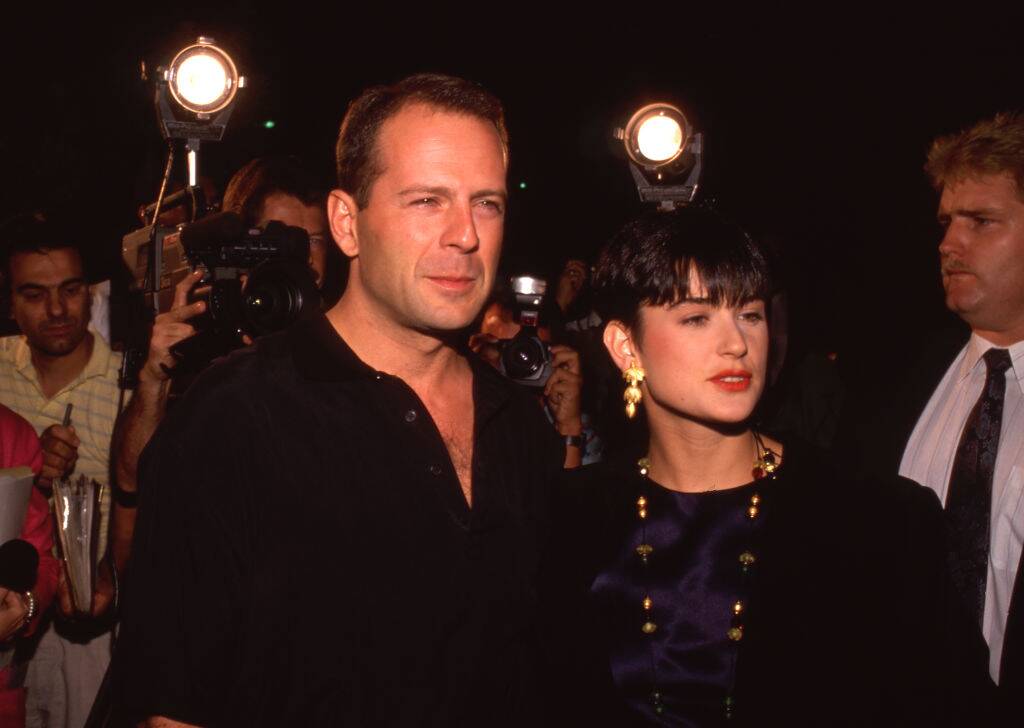 Bruce Willis and Demi Moore