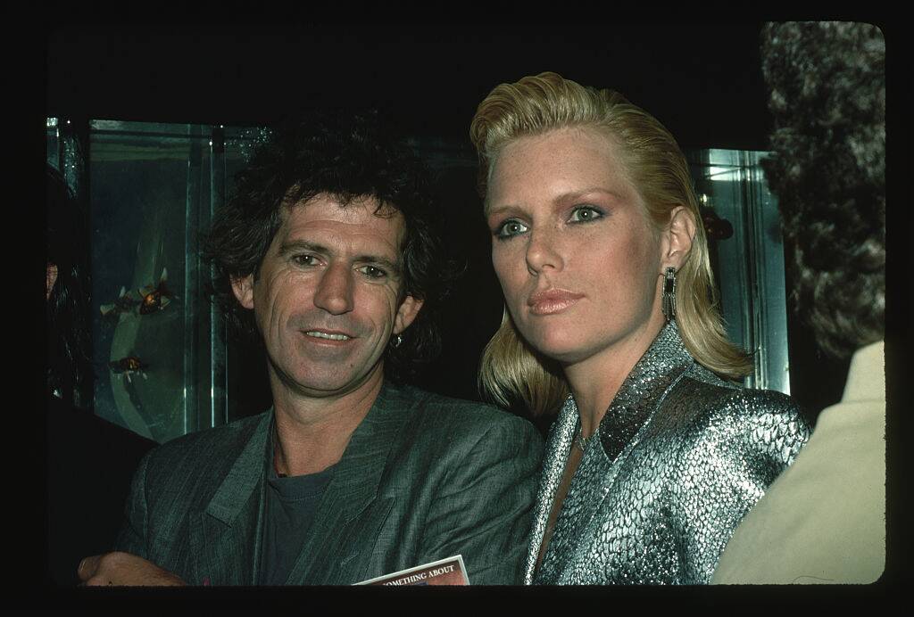 Keith Richards and Patti Hansen