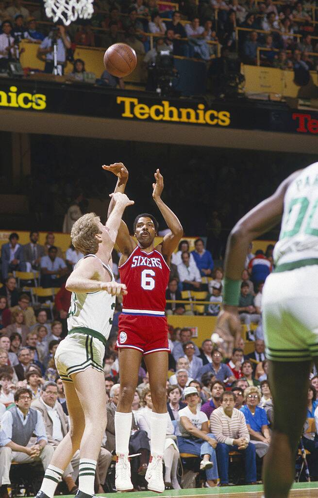 Larry Bird and Julius Erving