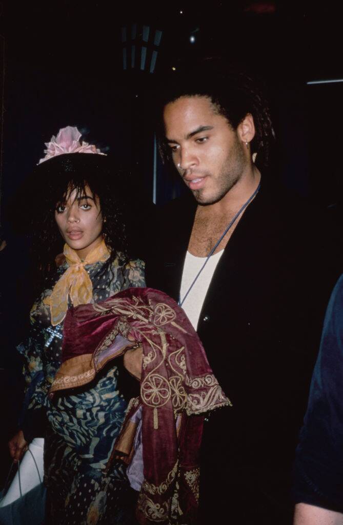 Lisa Bonet and Lenny Kravitz