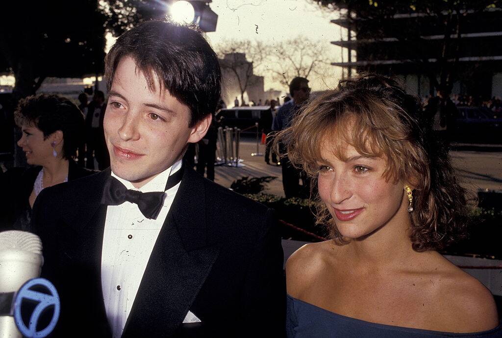 Matthew Broderick and Jennifer Grey