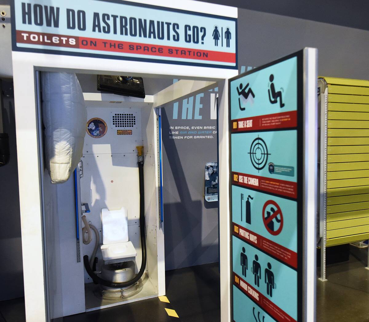 People visit space center in Florida ahead of "International Day of Human Space Flight"
