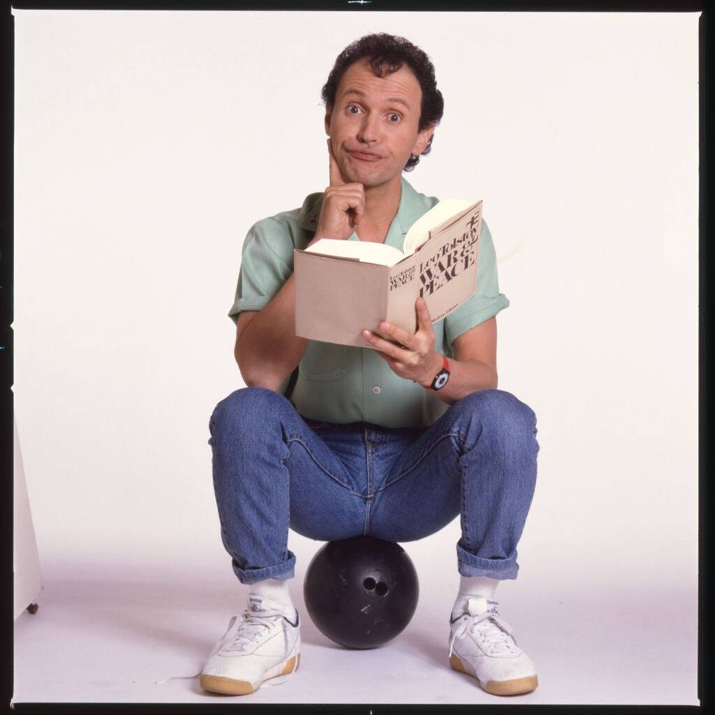 man reading a book