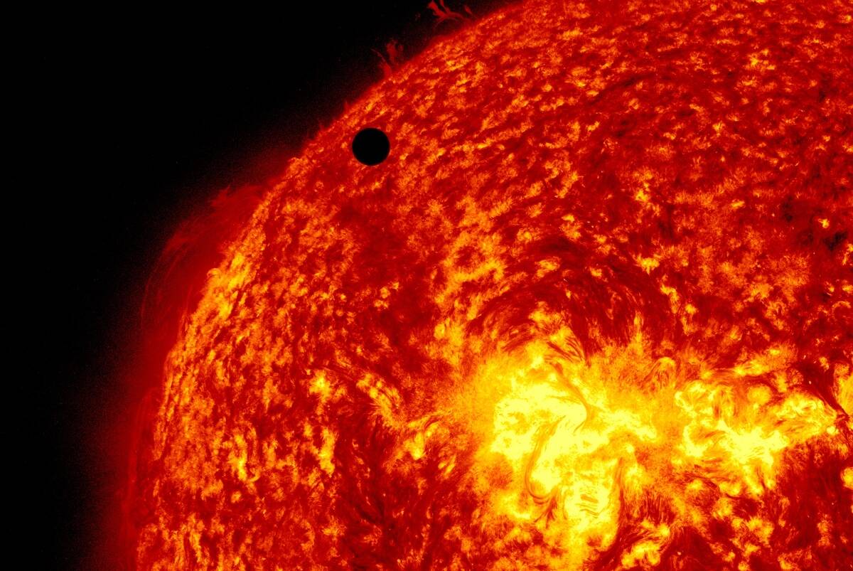 Venus Transit Across The Sun