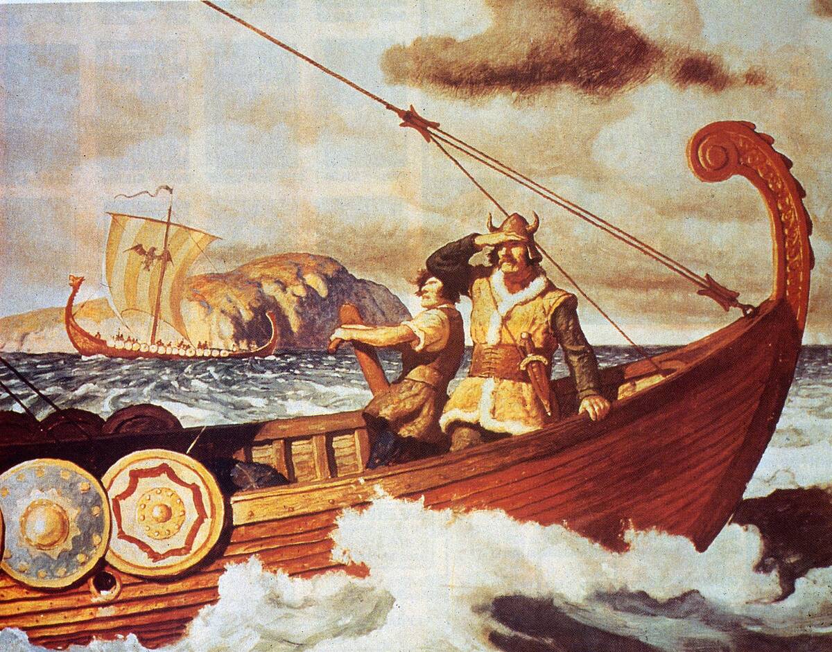Viking Longship On The Water