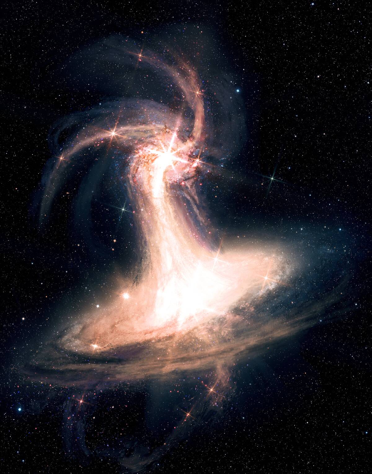 Andromeda & Milky Way Galaxies