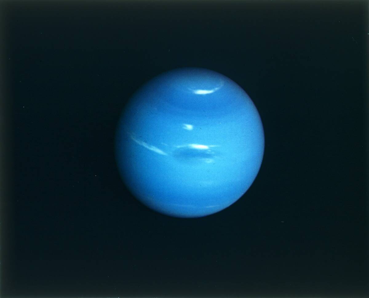 Neptune From Voyager 2 Spacecraft