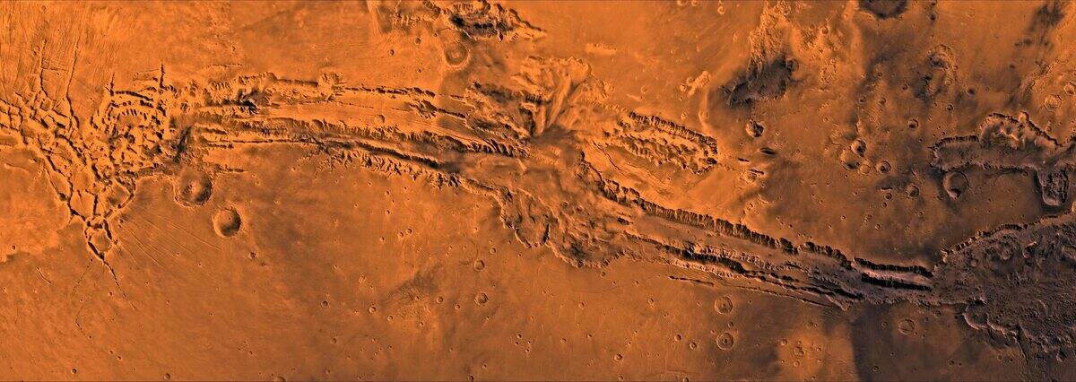 The Valles Marineris Canyon