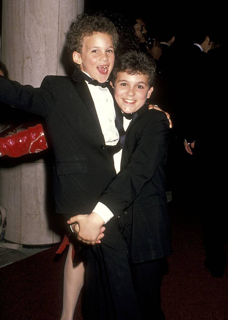 fred and ben savage wearing tuxedos