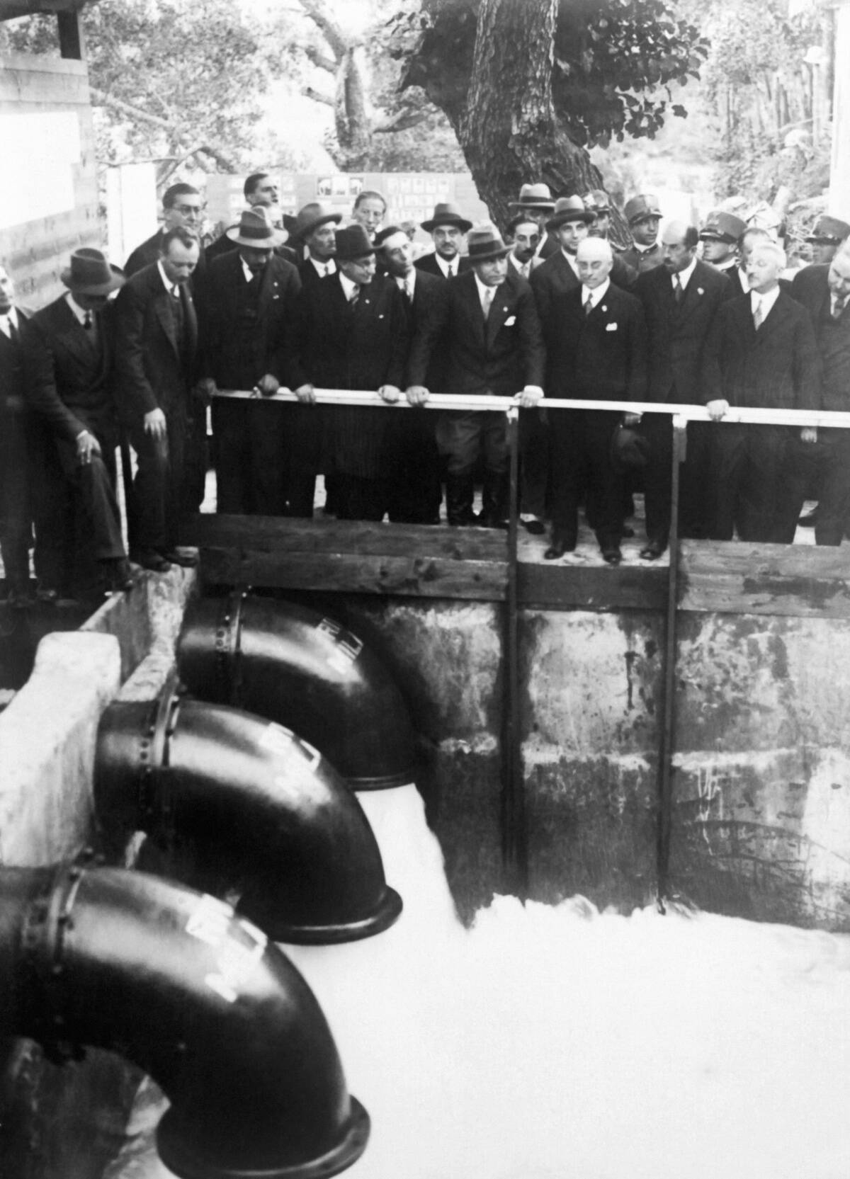 Benito Mussolini At The Nemi Lake