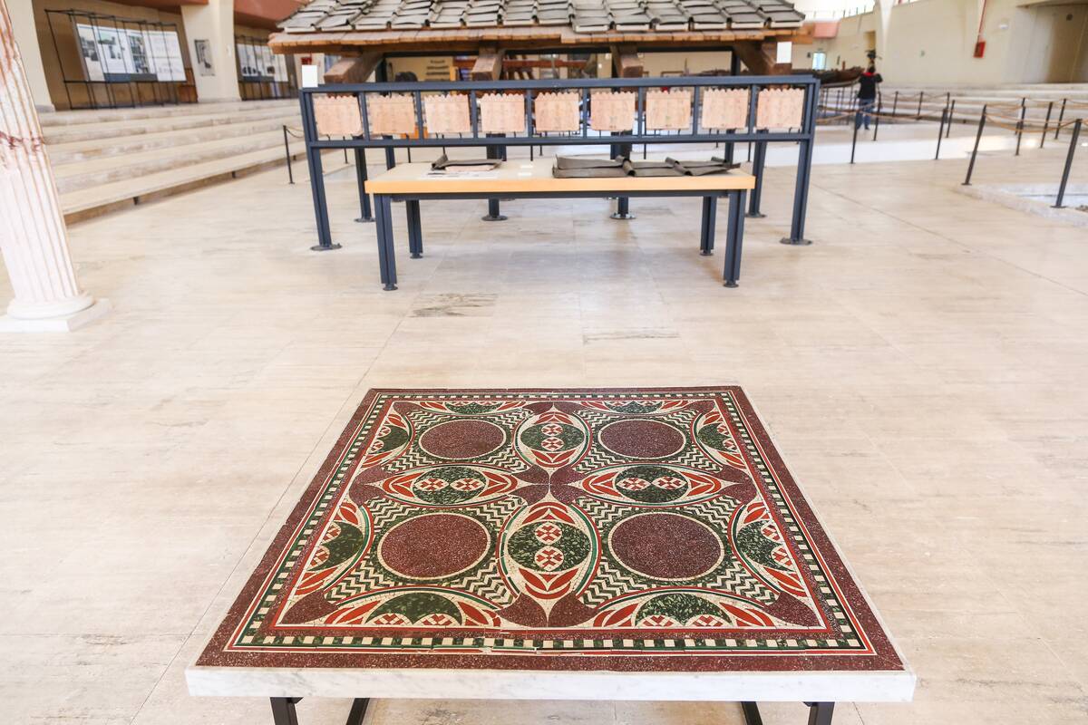 Roman Emperor Caligula Mosaic Back In Italy