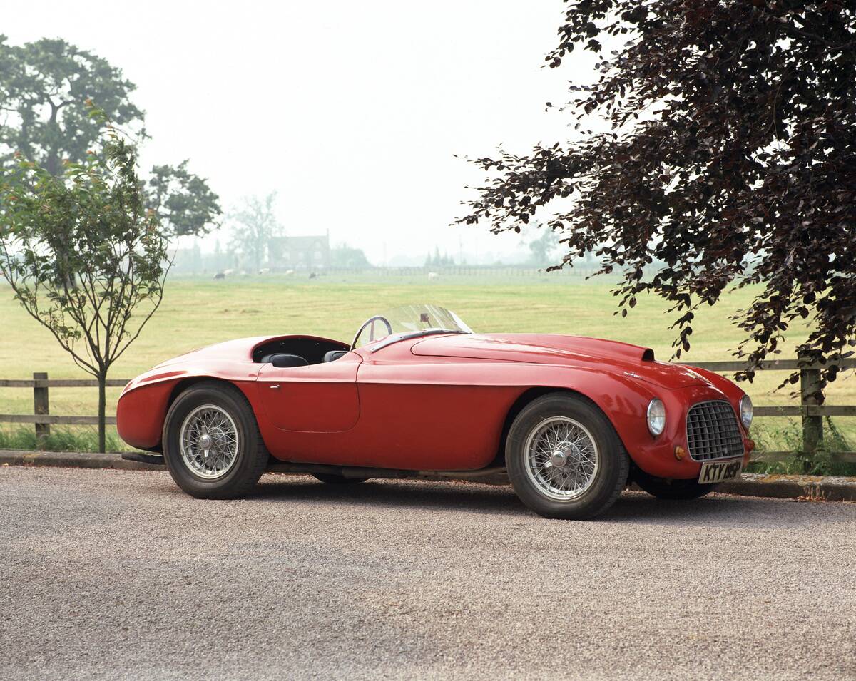 1950 Ferrari 166 Barchetta.